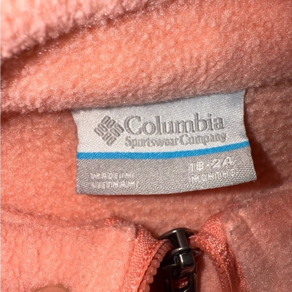 Columbia Soft Coral Fleece Jacket - Picture 3 of 4